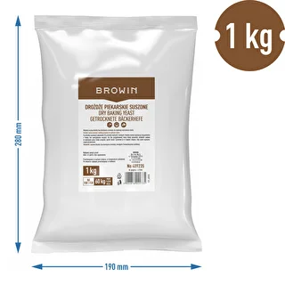 Suszone drożdże piekarskie, 1 kg – zdjęcie 4