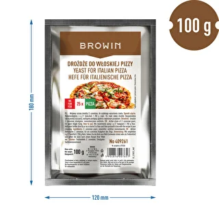 Suszone drożdże do pizzy włoskiej - 100 g – zdjęcie 3