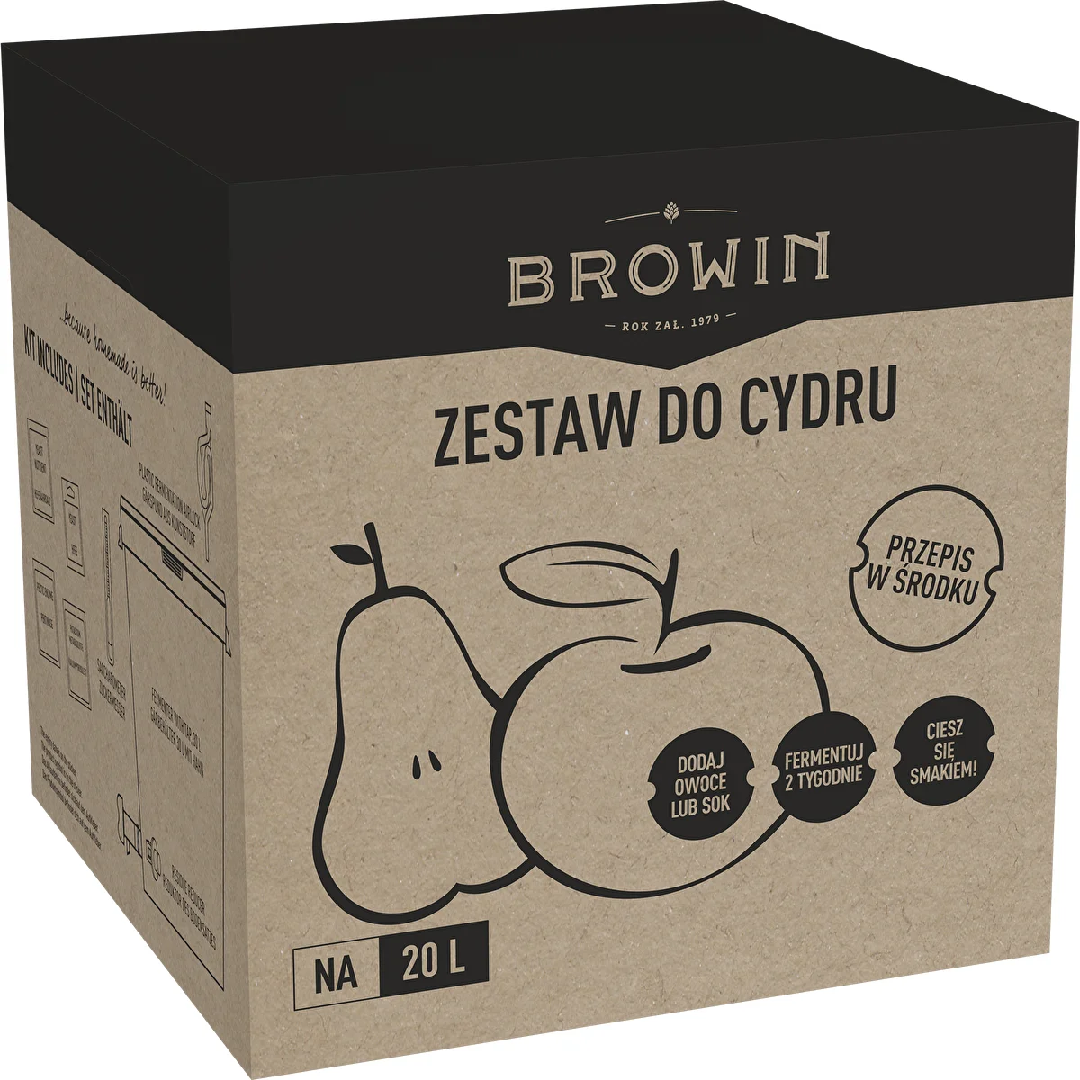 Zestaw do cydru 20 L