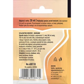 Drożdże winiarskie Bordeaux, 20 ml – zdjęcie 2