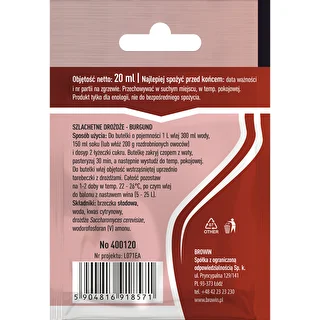 Drożdże winiarskie Burgund, 20 ml – zdjęcie 2