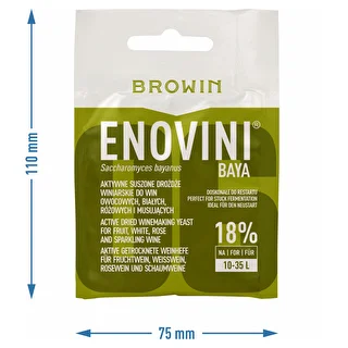 Drożdże winiarskie Enovini® BAYA, 7 g – zdjęcie 3