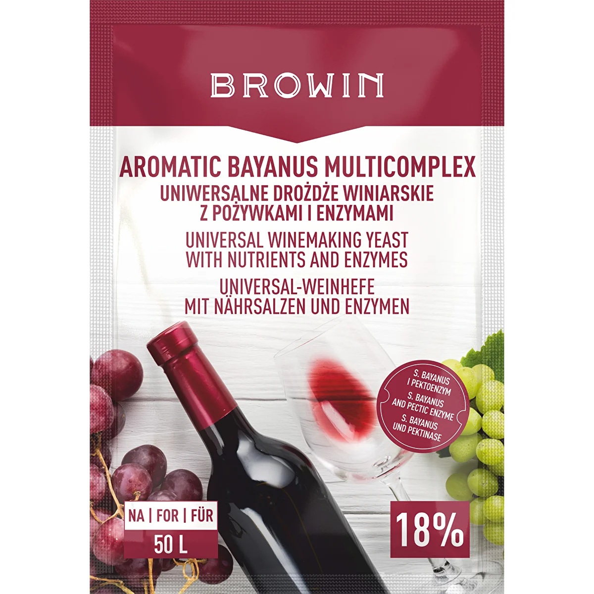 Aromatic Bayanus Multicomplex zestaw startowy do wina, 40 g