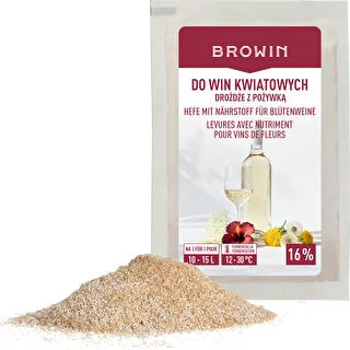 Drożdże z pożywką - do win kwiatowych, na 10-15 L – zdjęcie 3