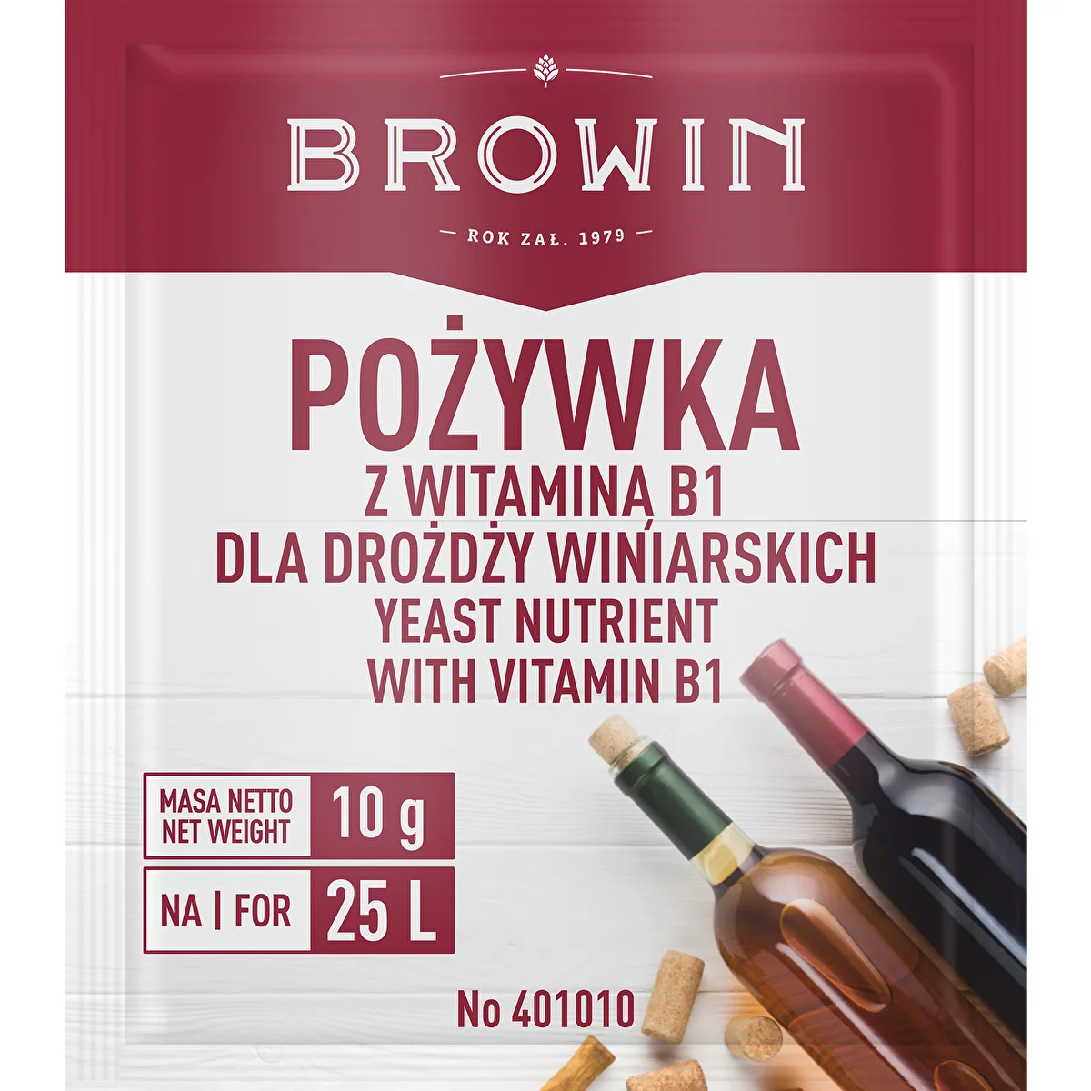 Pożywka do wina z witaminą B1, 10g