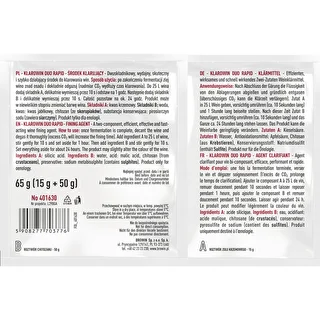 Klarowin Duo Rapid - chitozan + kieselsol, 65 g – zdjęcie 2