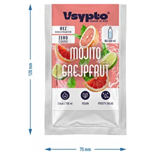 VSYPTO o smaku Mojito Grejpfrut, 3g – zdjęcie 4