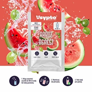 VSYPTO o smaku Arbuz Agrest, 3g – zdjęcie 6