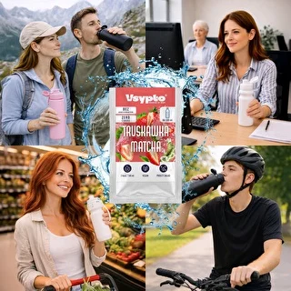 VSYPTO o smaku Truskawka Matcha, 3g – zdjęcie 8