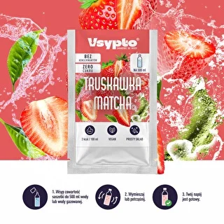 VSYPTO o smaku Truskawka Matcha, 3g – zdjęcie 6