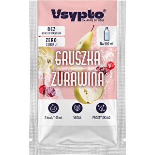 VSYPTO o smaku Gruszka Żurawina, 3g – zdjęcie 2