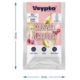 VSYPTO o smaku Gruszka Żurawina, 3g – zdjęcie 4