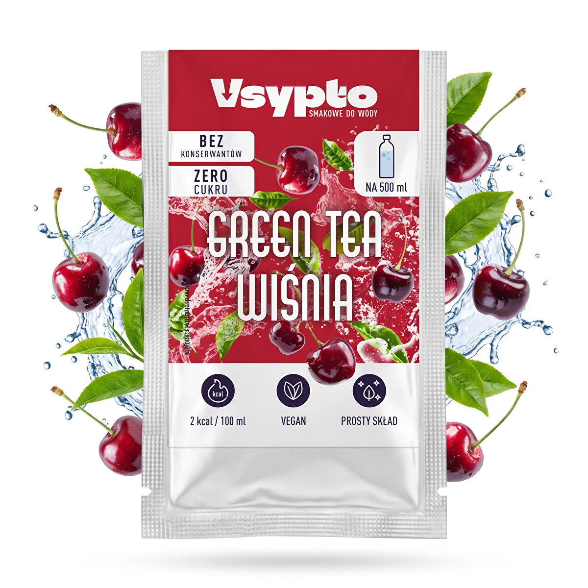 VSYPTO o smaku Green Tea Wiśnia, 3g