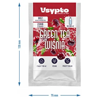 VSYPTO o smaku Green Tea Wiśnia, 3g – zdjęcie 4