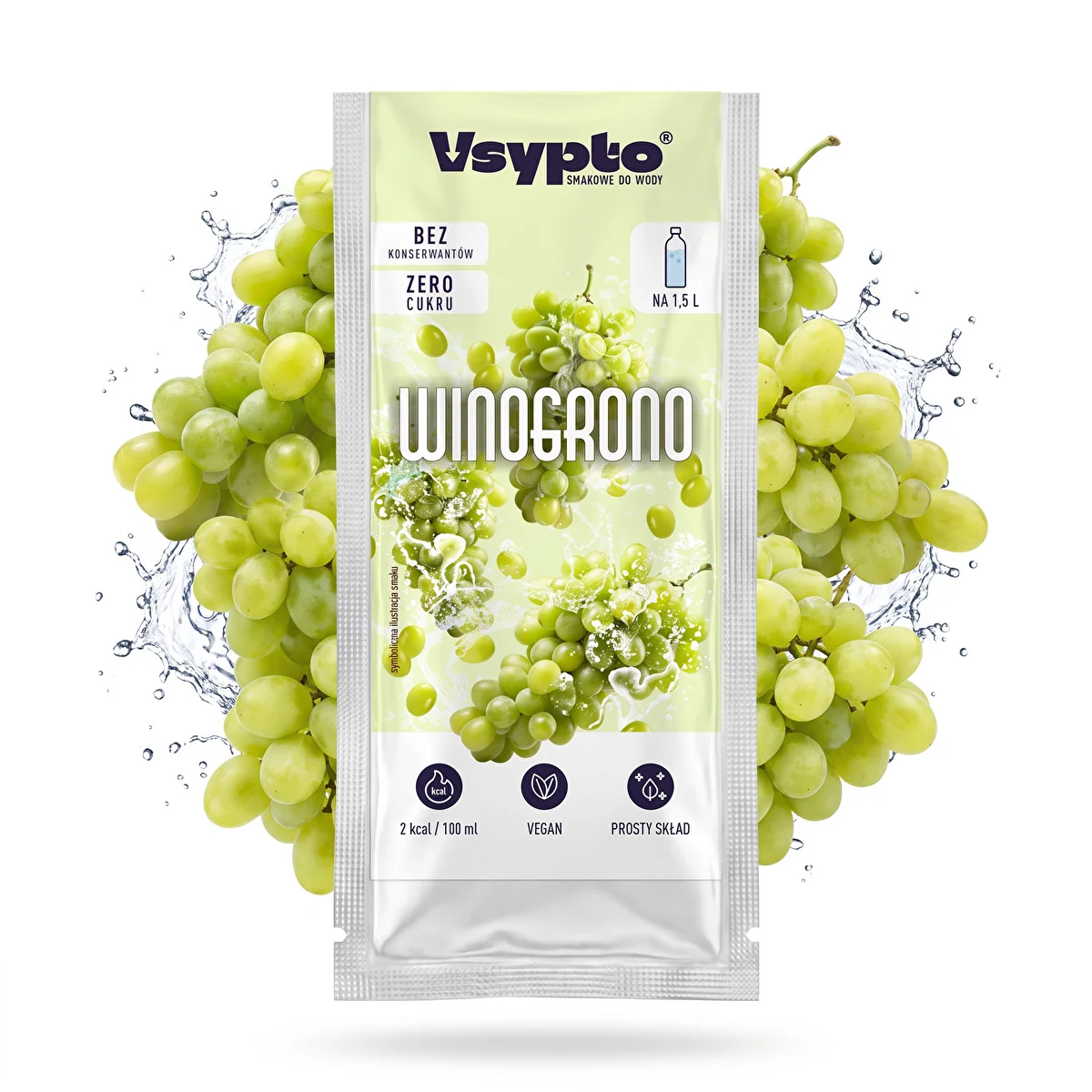 VSYPTO o smaku winogron, 9g