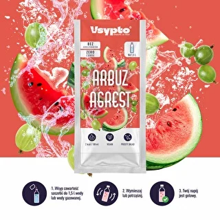 VSYPTO o smaku Arbuz Agrest, 9g – zdjęcie 6