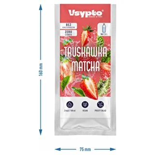 VSYPTO o smaku Truskawka Matcha, 9g – zdjęcie 4