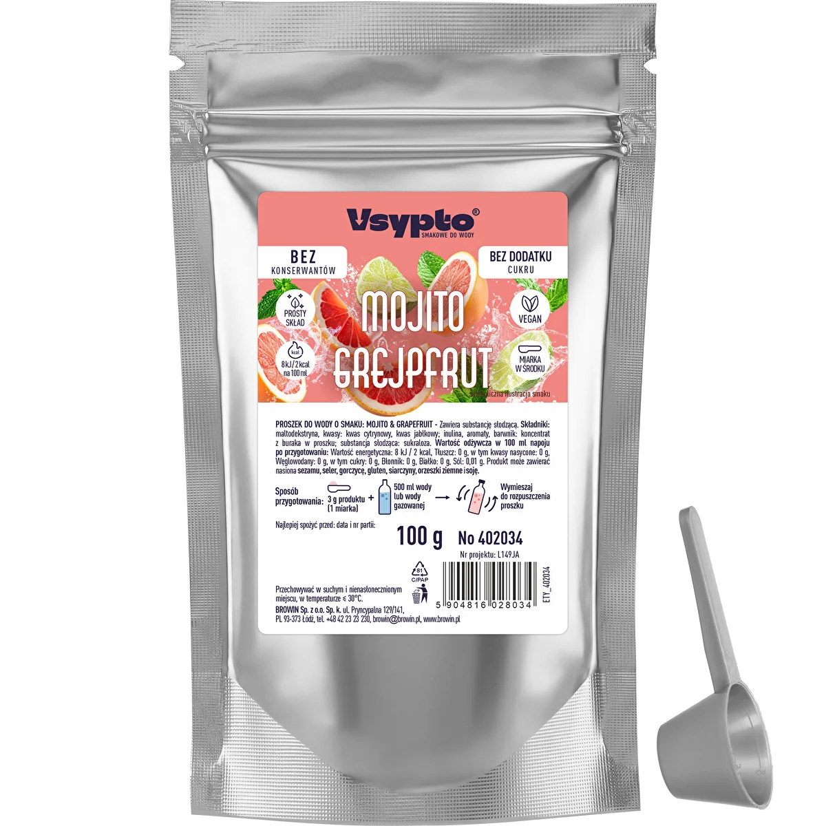 VSYPTO o smaku Mojito Grejpfrut, 100g