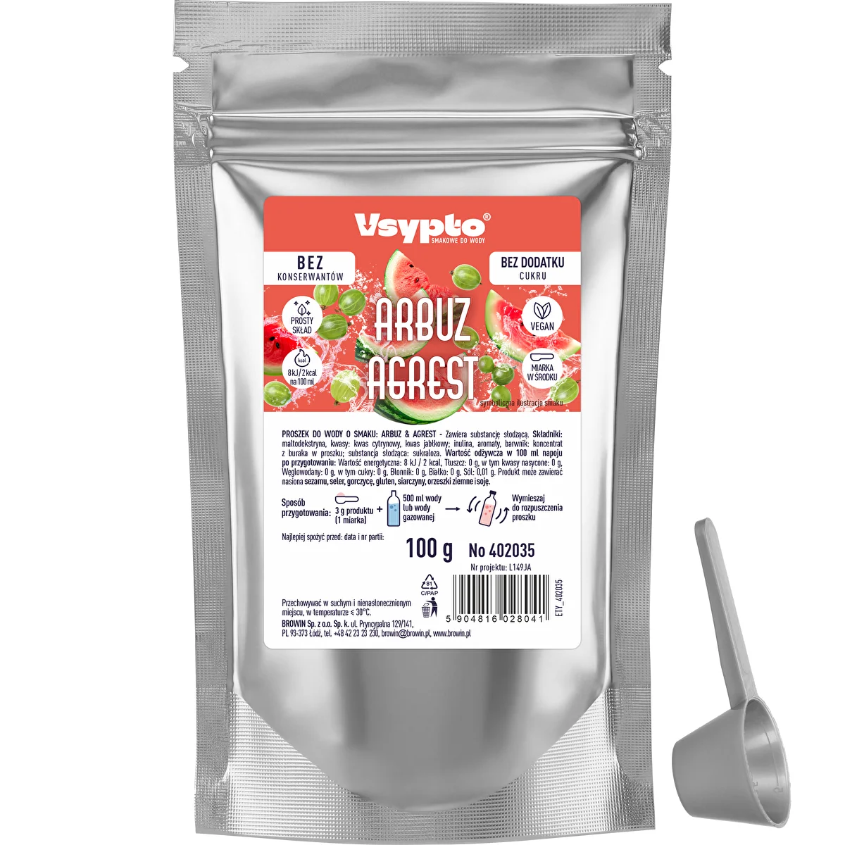 VSYPTO o smaku Arbuz Agrest, 100g