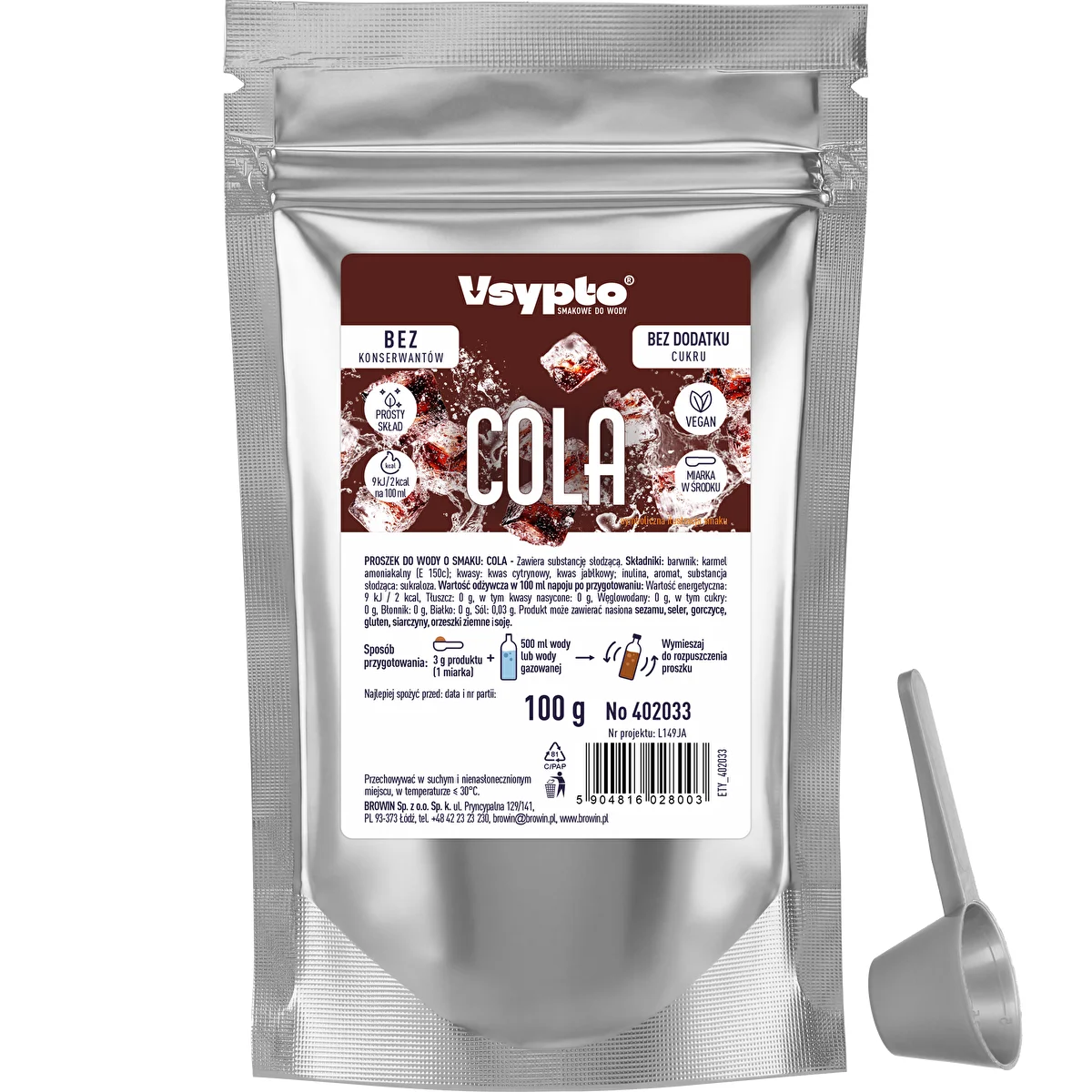 VSYPTO o smaku Cola, 100g