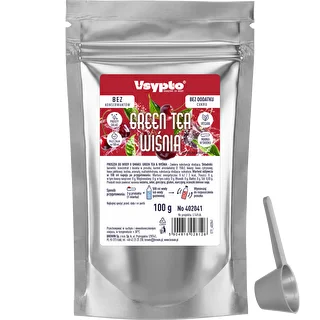 VSYPTO o smaku Green Tea Wiśnia, 100g – zdjęcie 1