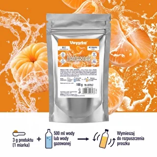 VSYPTO o smaku mandarynek, 100g – zdjęcie 2