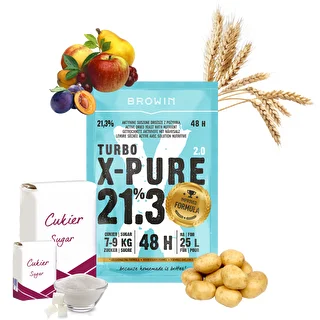 Drożdże Turbo X-Pure 21,3% 48h, 25 L – zdjęcie 4