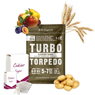 Drożdże gorzelnicze Turbo Torpedo 5-7 dni 21% 100g – zdjęcie 4