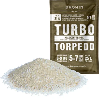 Drożdże gorzelnicze Turbo Torpedo 5-7 dni 21% 100g – zdjęcie 3