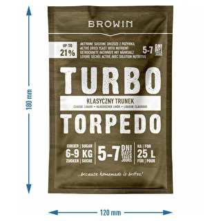 Drożdże gorzelnicze Turbo Torpedo 5-7 dni 21% 100g – zdjęcie 6