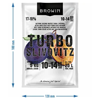 Drożdże gorzelnicze Turbo Slivovitz – zdjęcie 4