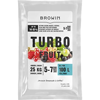 Drożdże winiarskie Turbo Fruit 5-7 dni 100 L – zdjęcie 1