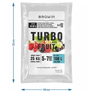 Drożdże winiarskie Turbo Fruit 5-7 dni 100 L – zdjęcie 3