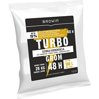 Drożdże gorzelnicze Turbo Grom 48h 100L – zdjęcie 3