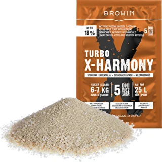 Drożdże Turbo X-Harmony 18%, 25 L, 138 g – zdjęcie 3