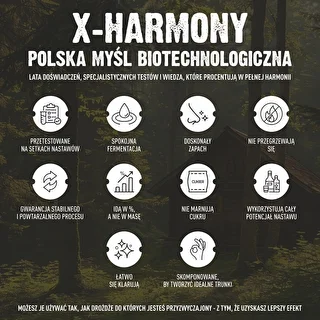 Drożdże Turbo X-Harmony 18%, 25 L, 138 g – zdjęcie 8