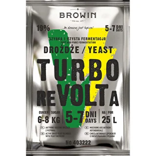 Drożdże gorzelnicze Turbo reVOLTa 5-7 dni – zdjęcie 2