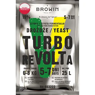 Drożdże gorzelnicze Turbo reVOLTa 5-7 dni – zdjęcie 1