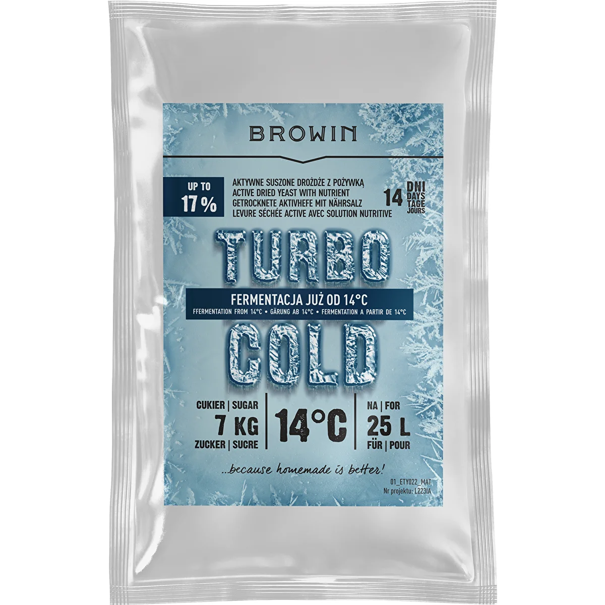 Drożdże Turbo Cold 120 g