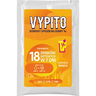 VYPITO 12%, saszetka na 18 drinków - Pomarańcza, 126g