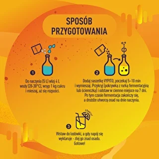 VYPITO 12%, saszetka na 18 drinków - Pomarańcza, 126g – zdjęcie 5