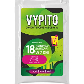 VYPITO 12%, saszetka na 18 drinków - Energy drink, 126 g
