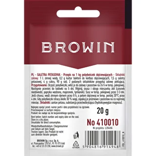 Saletra potasowa do peklowania mięsa, 20 g – zdjęcie 2