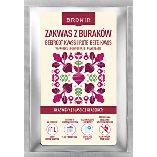 Zakwas z buraka w proszku klasyczny smak, 33 g – zdjęcie 1