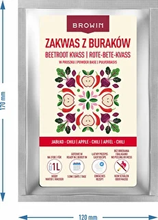 Zakwas z buraka w proszku jabłko - chili, 33 g – zdjęcie 3