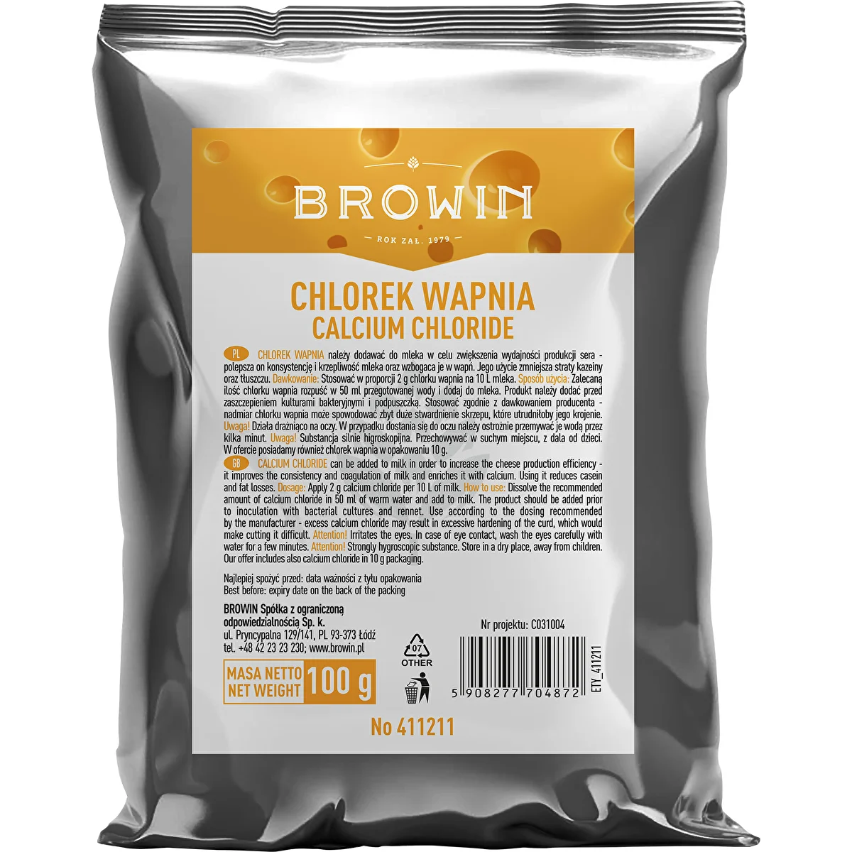 Chlorek wapnia 100 g