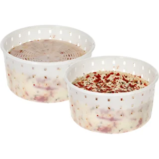 Forma serowarska okrągła Ø 13 x 7 cm na 800 g – zdjęcie 4