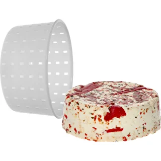 Forma serowarska okrągła Ø 13 x 7 cm na 800 g – zdjęcie 5