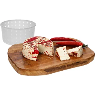 Forma serowarska okrągła Ø 13 x 7 cm na 800 g – zdjęcie 6