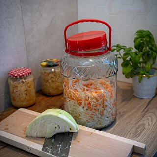 Słoik 5 L z plastikową pokrywą – zdjęcie 9